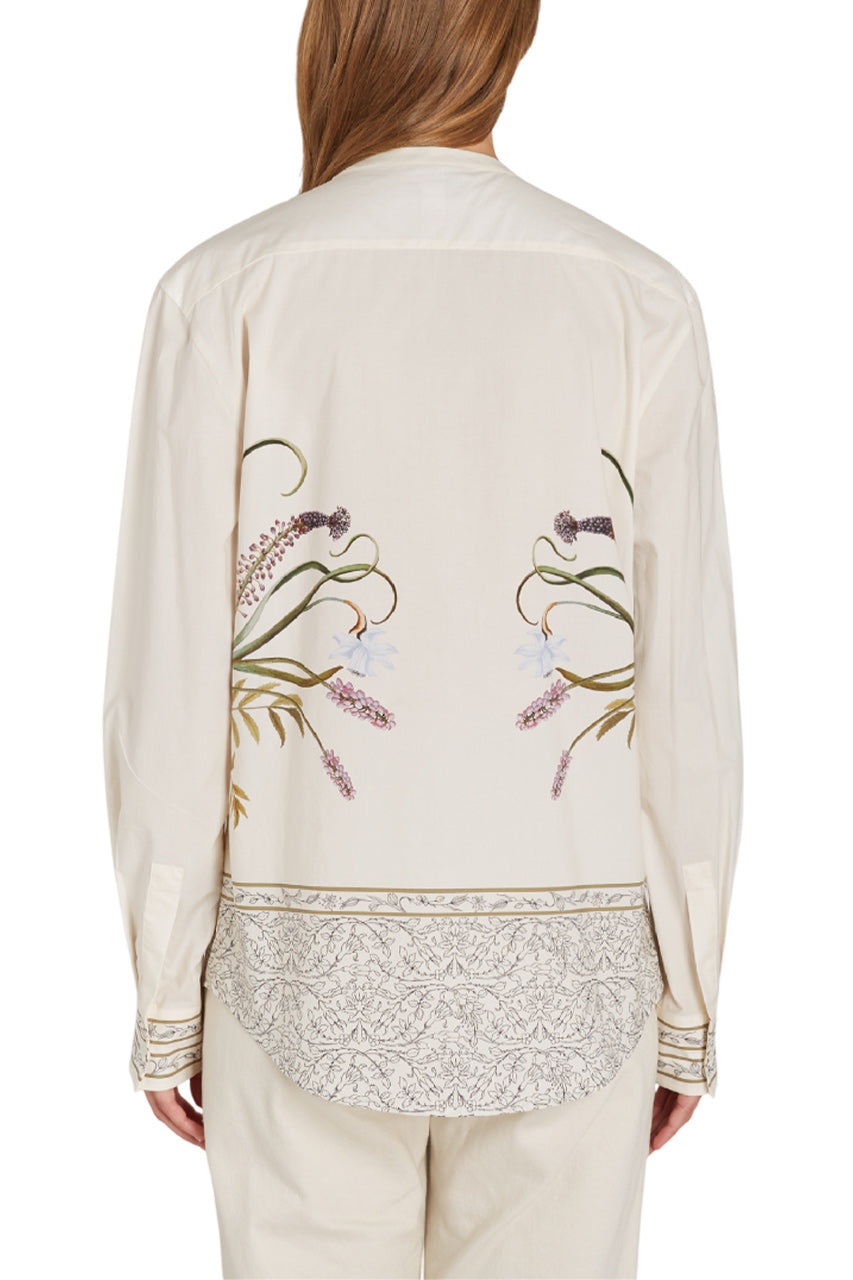 MARIGOLD BOUQUETS POPELINE BLOUSE - 3