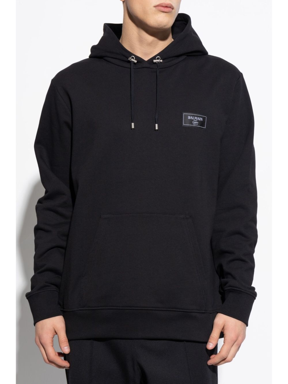 logo-patch hoodie - 3