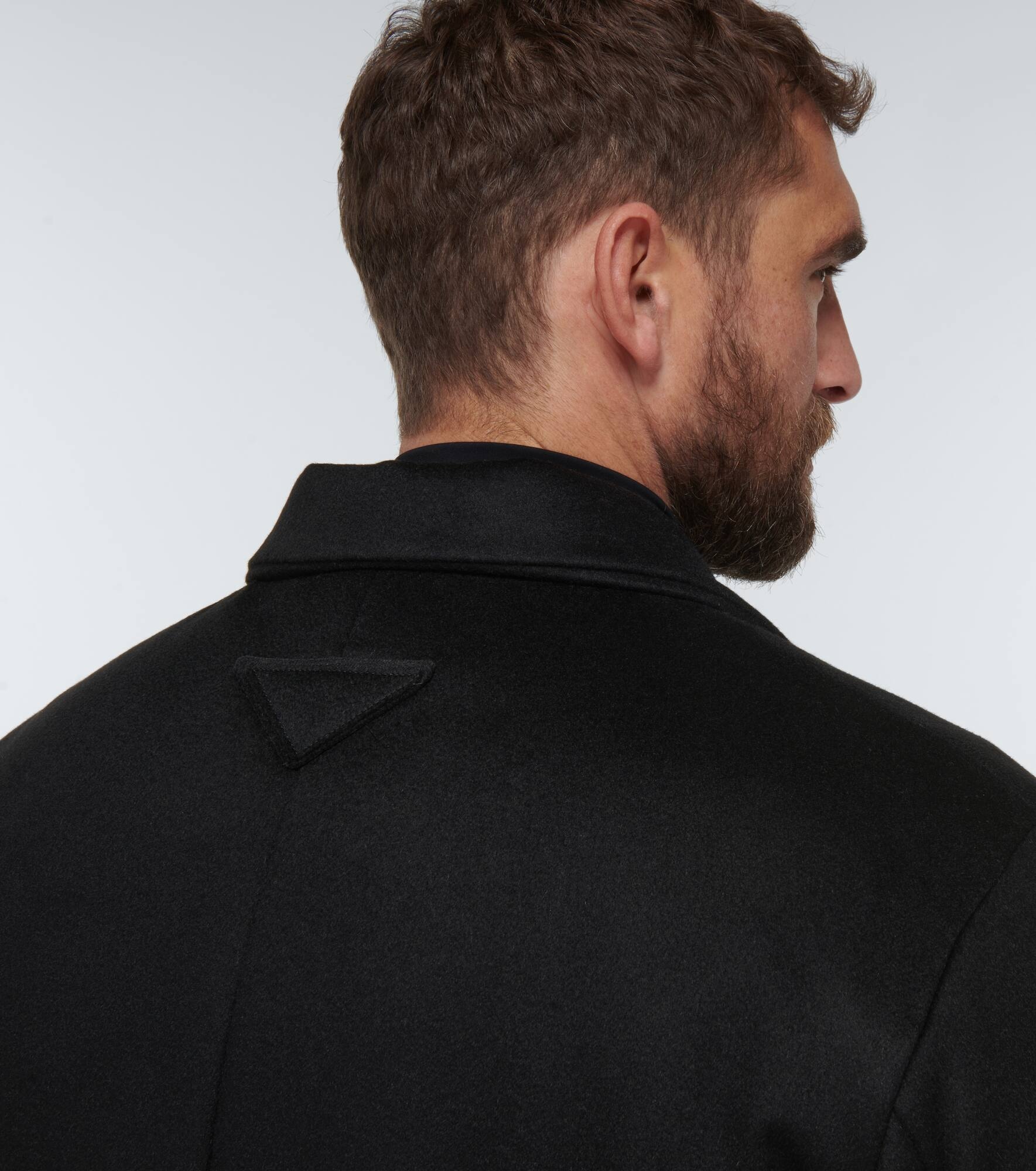 Oversized cashmere blazer - 7