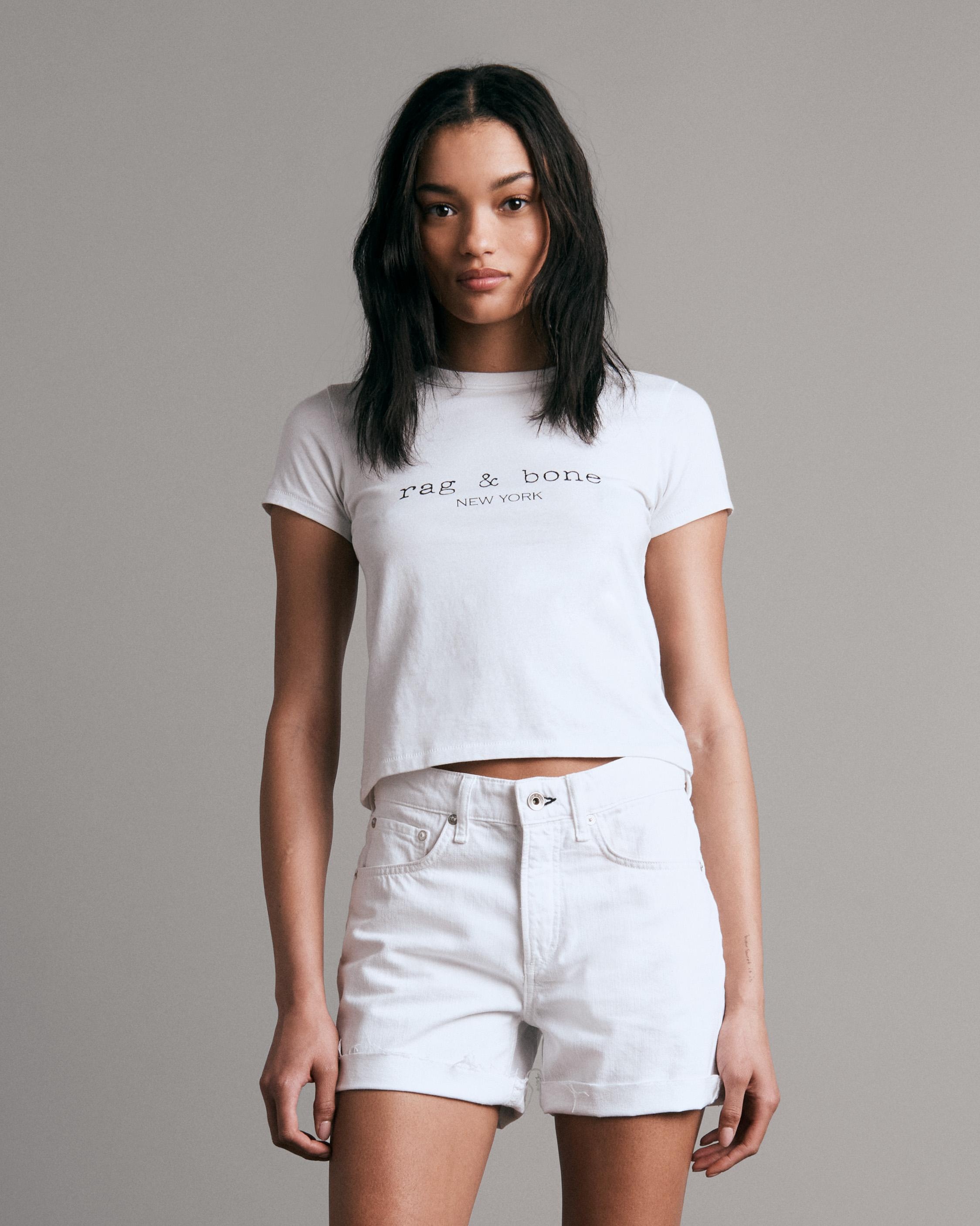 rb Logo Cropped Baby Tee
Cotton T-Shirt - 2