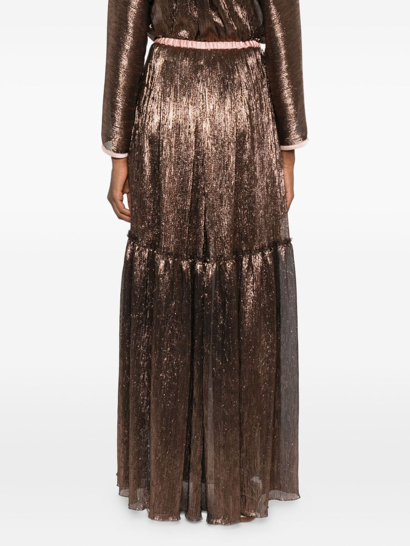 metallic pleated skirt 4