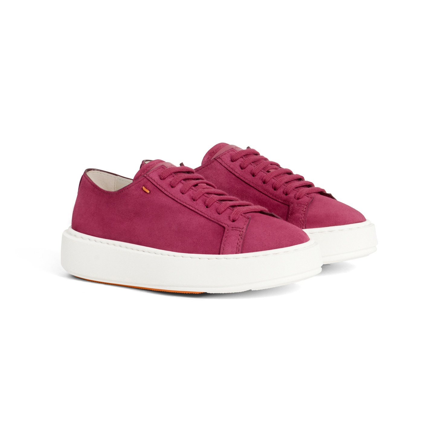 Women's red suede sneaker - 2
