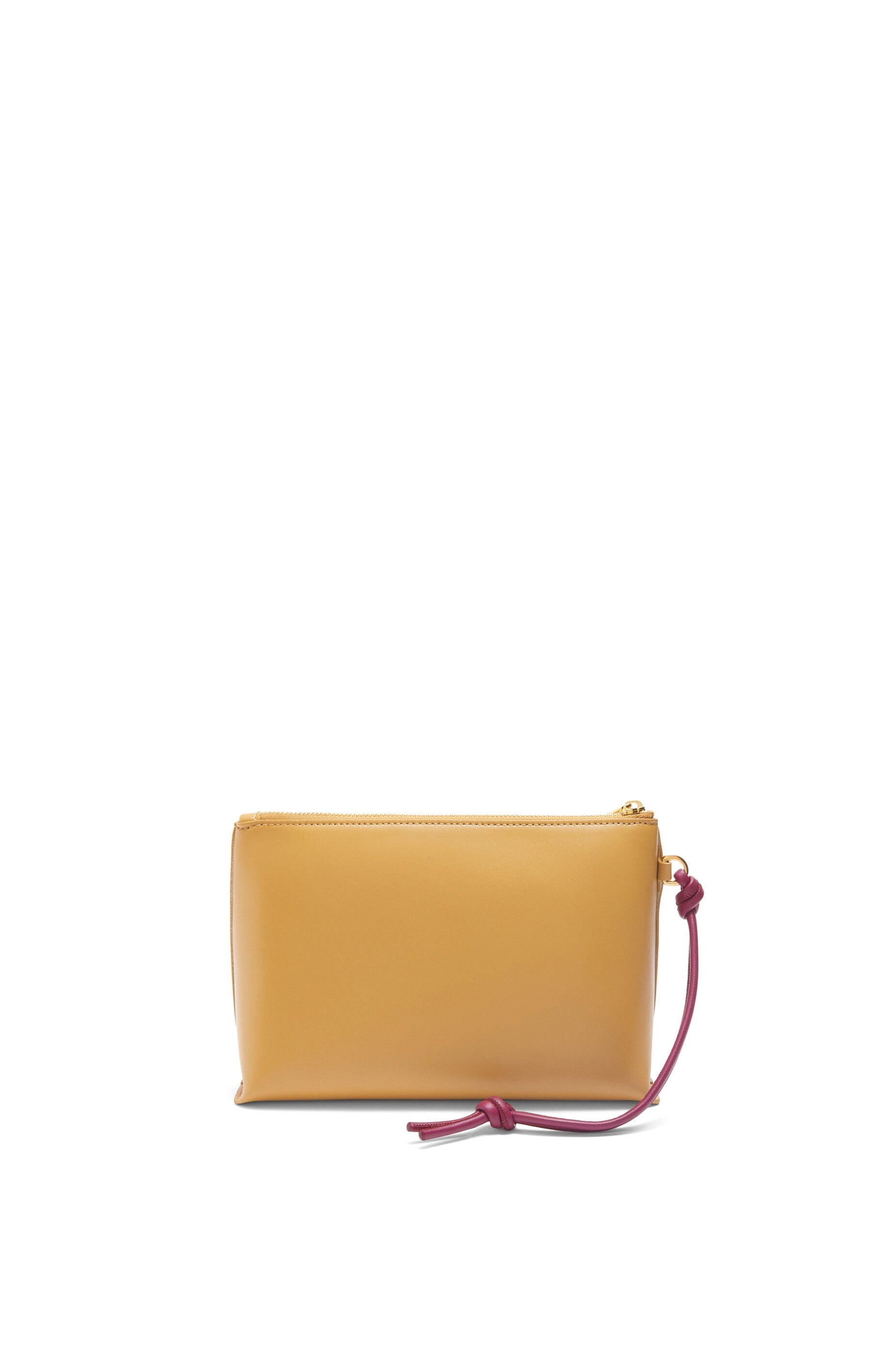 Knot T pouch in shiny nappa calfskin - 3