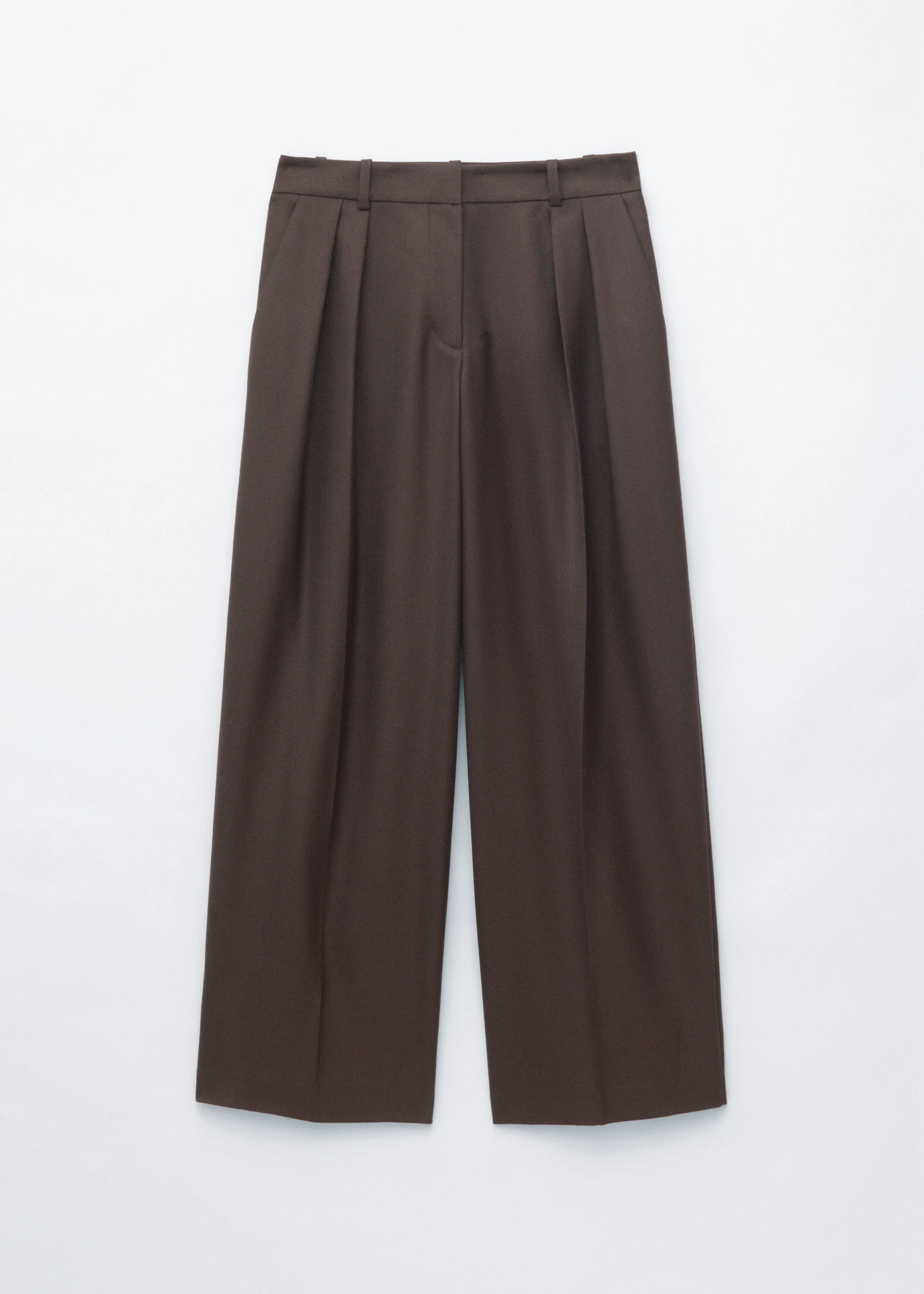 Wool-Blend Tailored Trousers - 1
