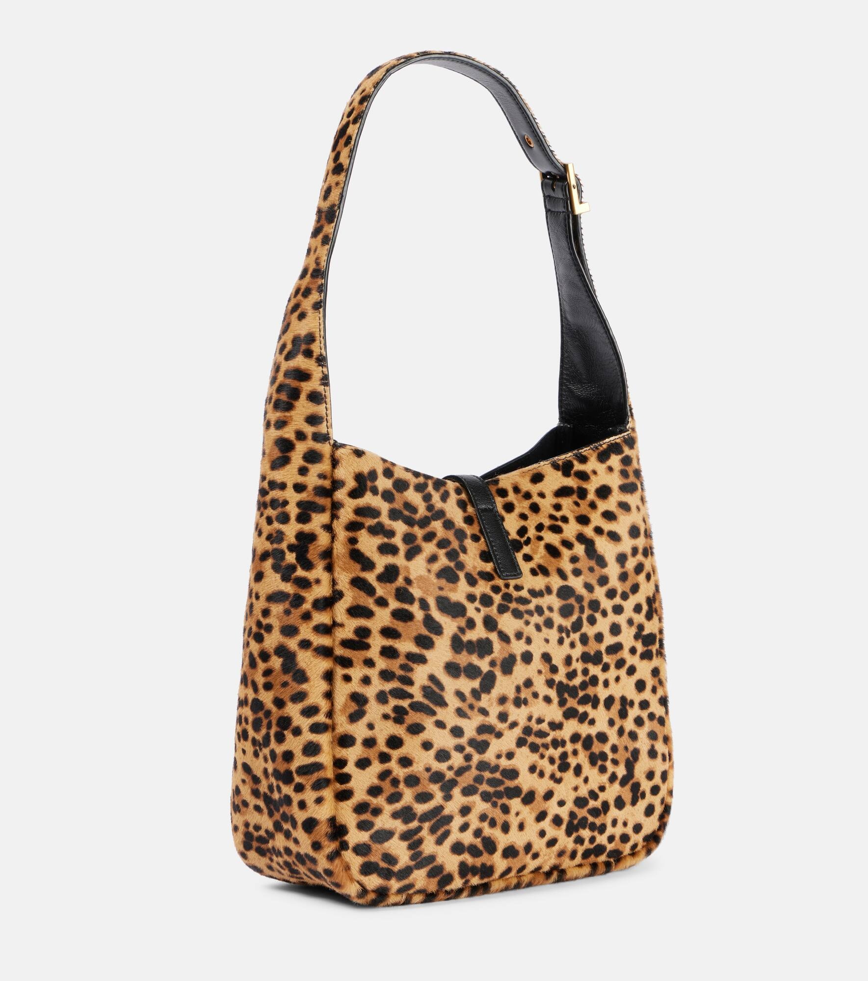 Le 5 A 7 Small leopard-print shoulder bag - 4