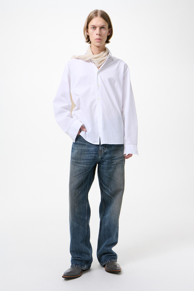 Our Legacy Beyond Shirt White Liquid Poplin outlook