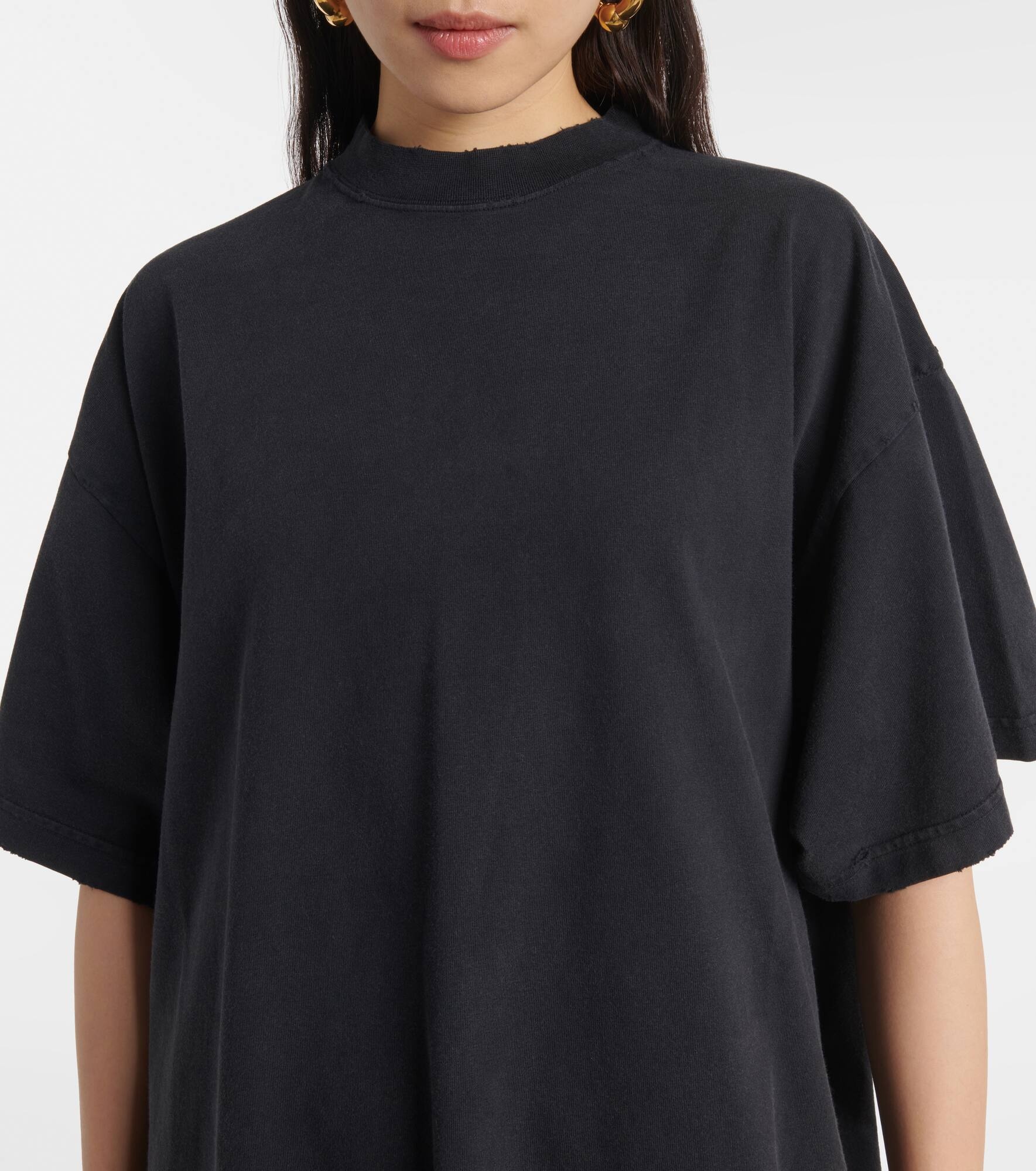 Oversized cotton jersey T-shirt - 4