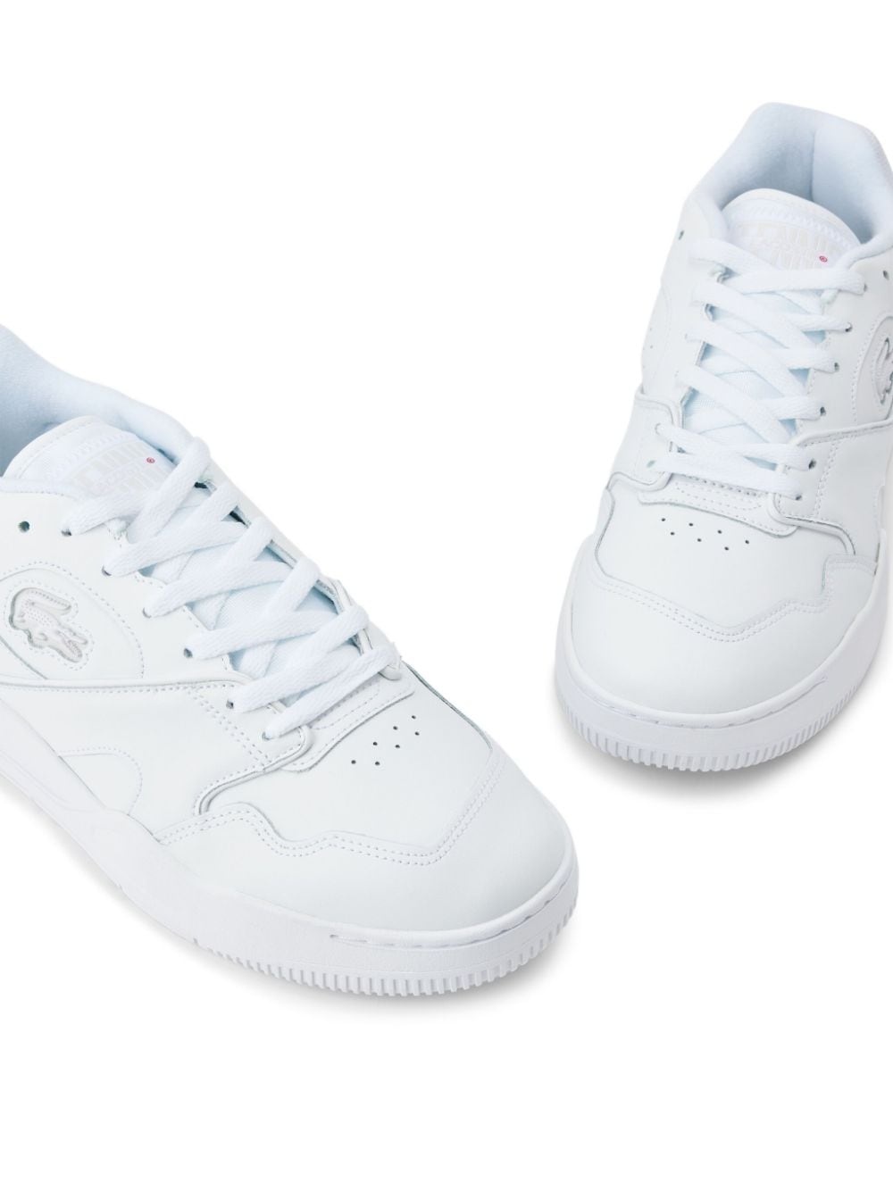 Lineshot leather sneakers - 4