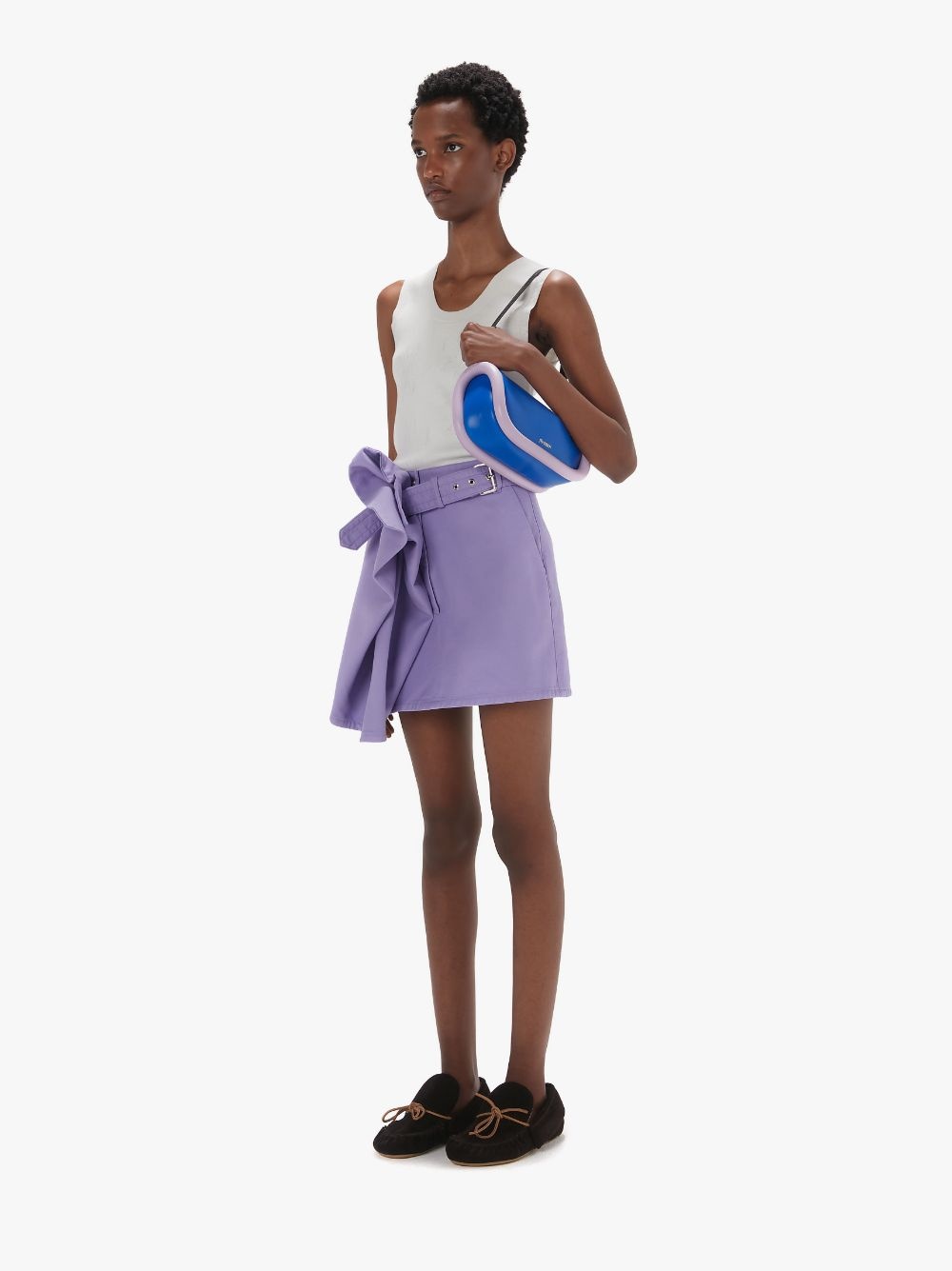 FOLD OVER MINI SKIRT - 4