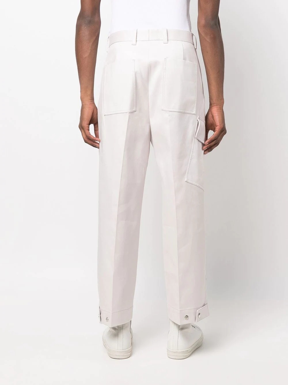 straight-leg trousers - 4