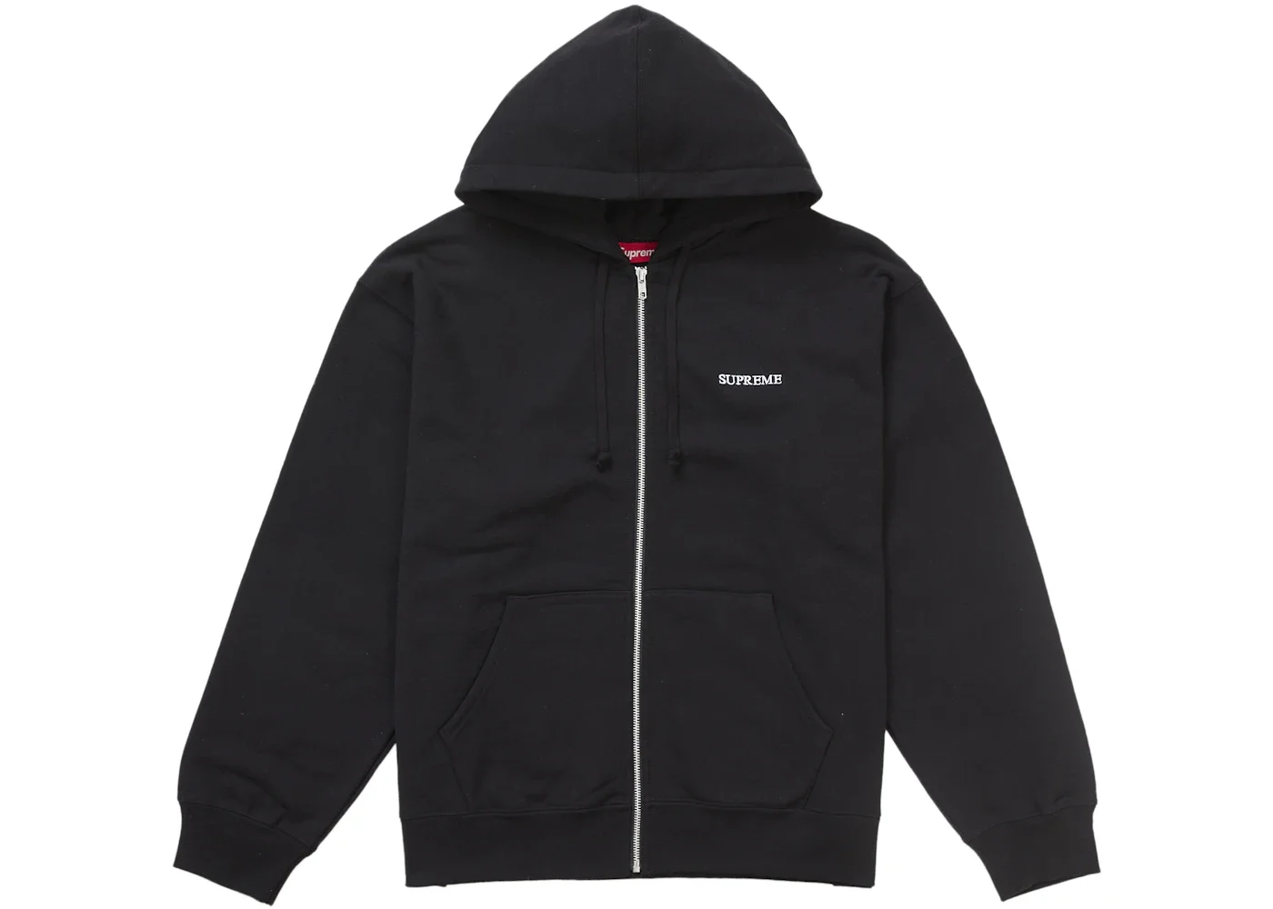 Supreme Supreme IDGAF Zip Up Hooded Sweatshirt Black - 7bb2239d 