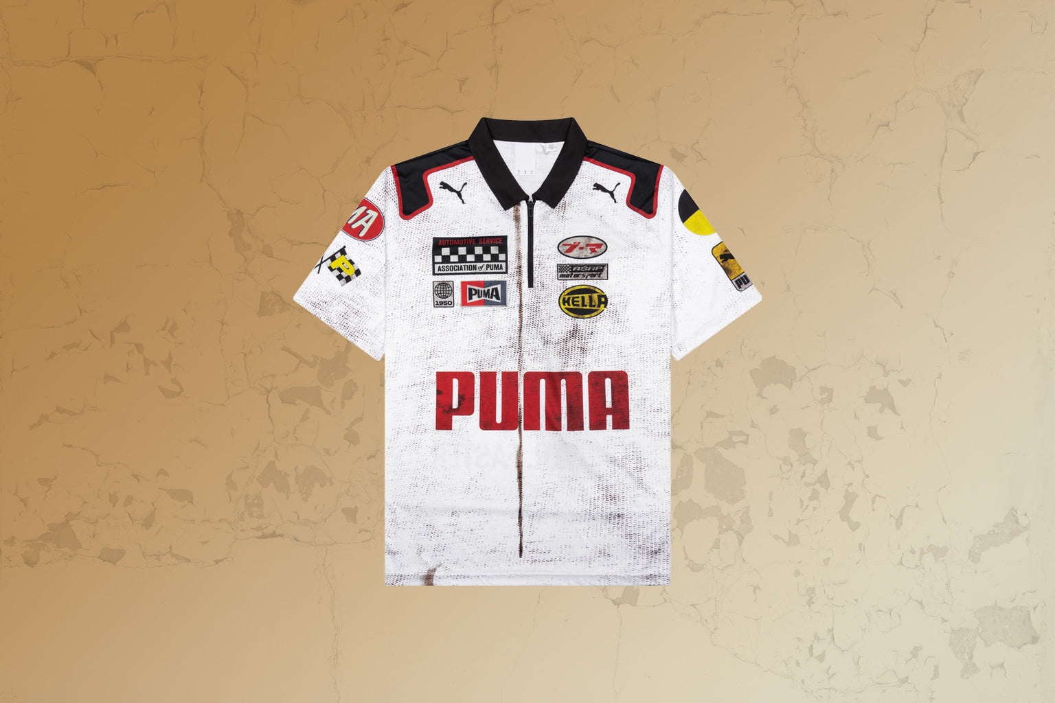 PUMA X A$AP ROCKY TEAM ZIP POLO - WHITE - 6