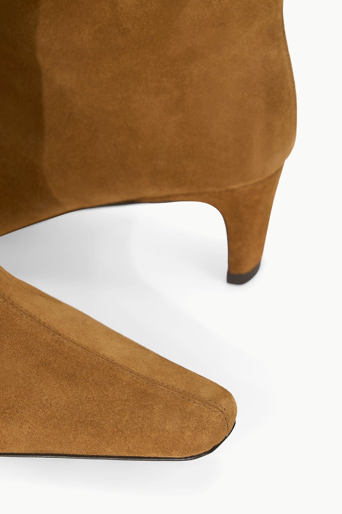 STAUD WIDE SHAFT WALLY BOOT TAN SUEDE - 4