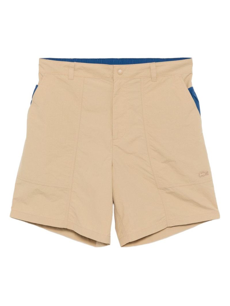 logo-embroidered shorts 1