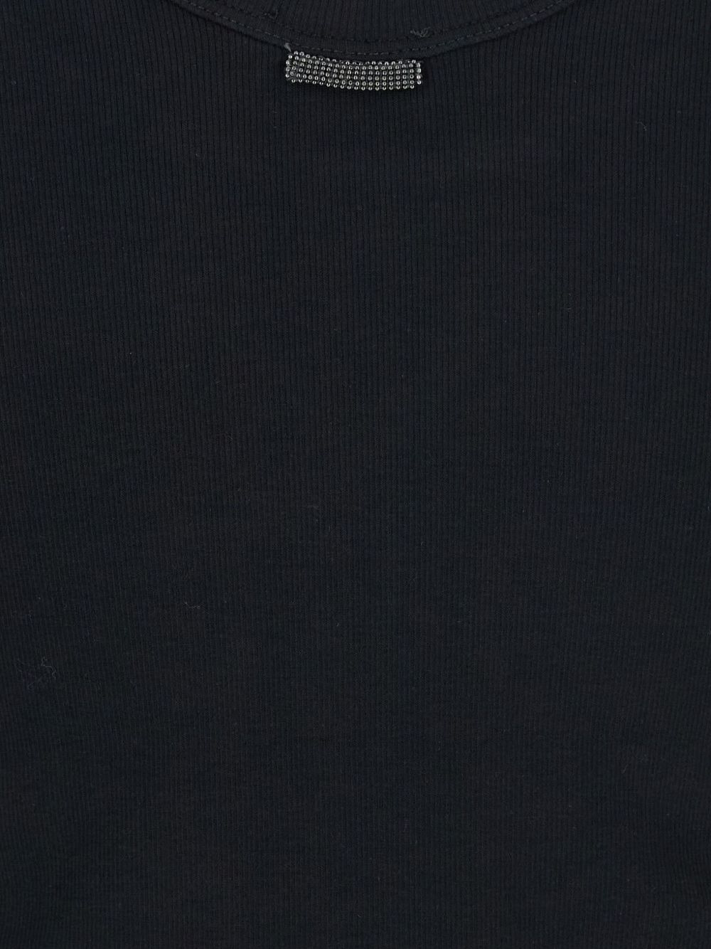 scoop-neck ribbed T-shirt - 3