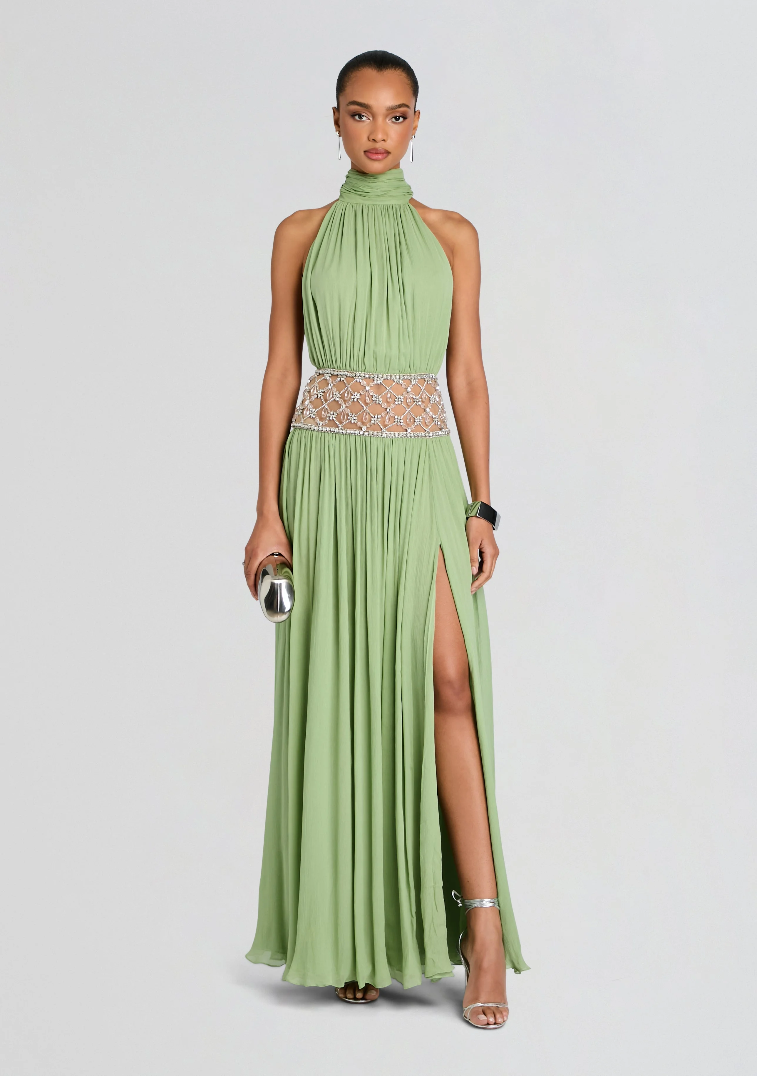 KREELI EMBELLISHED DRESS - 1