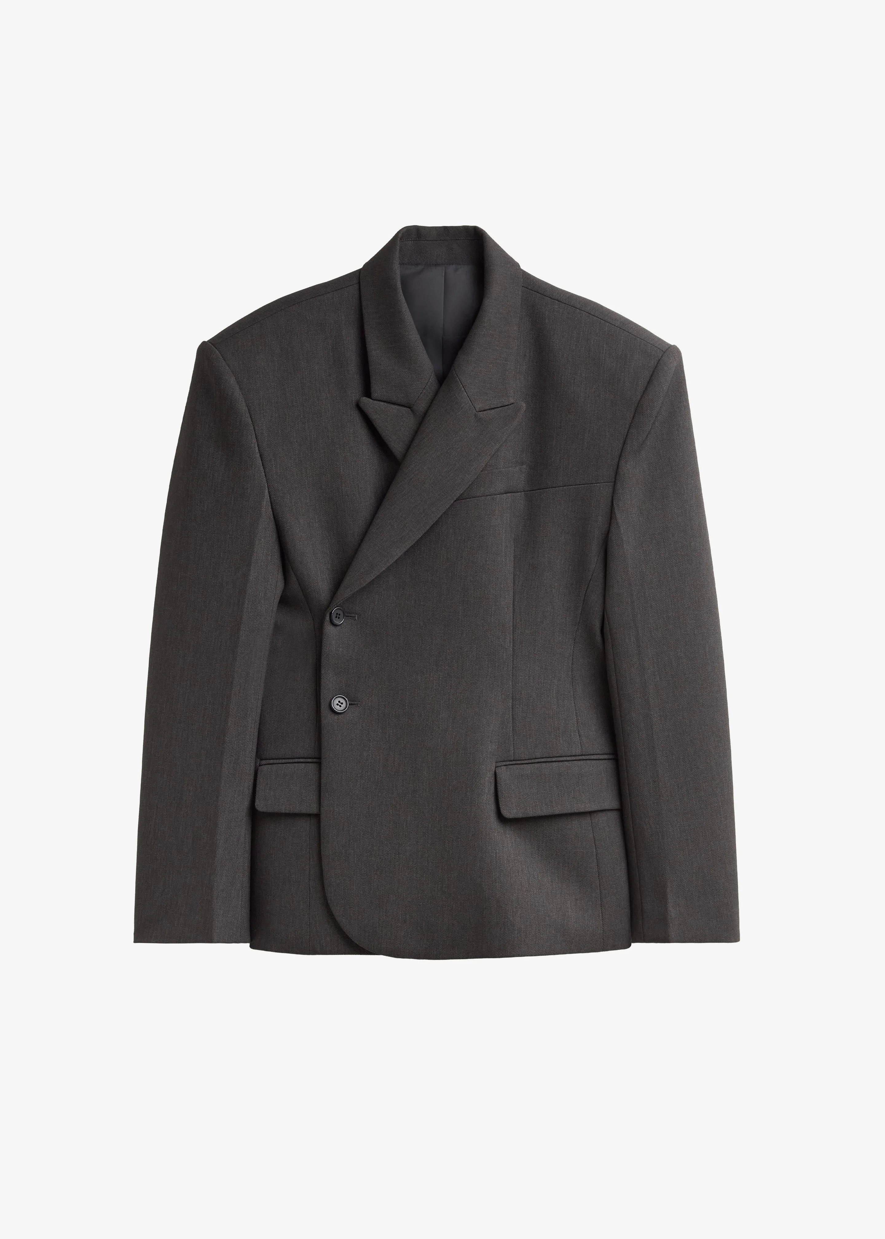Blerick Crossover Blazer - Dark Grey - 1