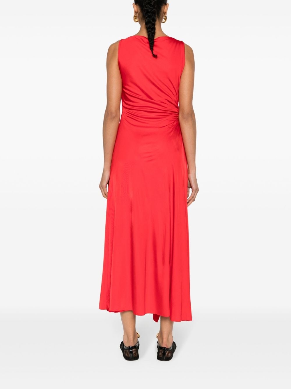 layered-design dress - 4