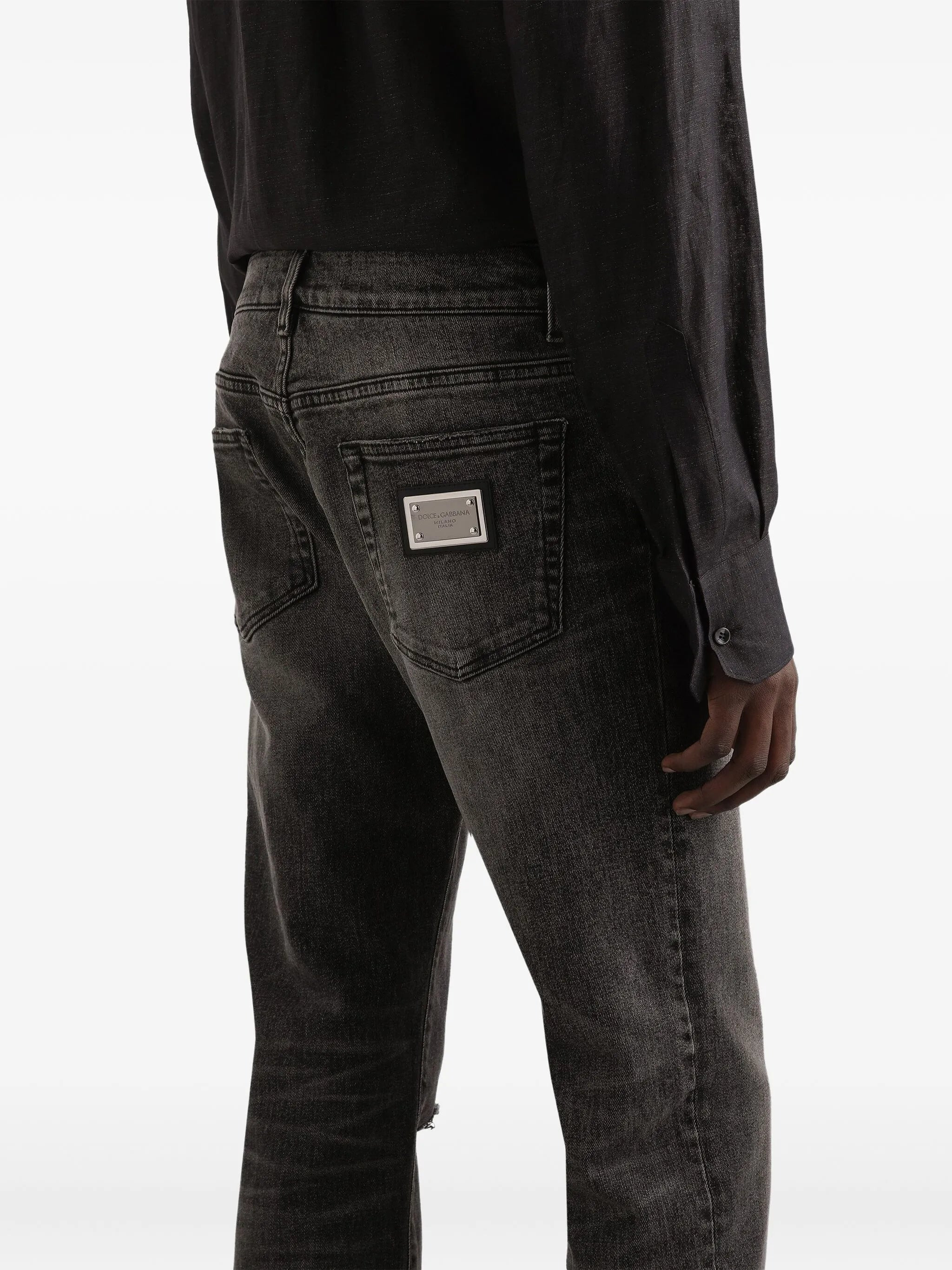 Dolce & Gabbana Ripped-details Jeans - 4