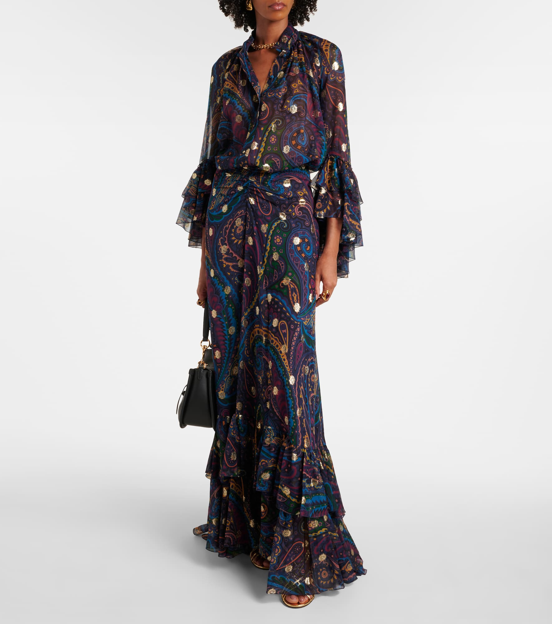 Paisley silk shirt - 2