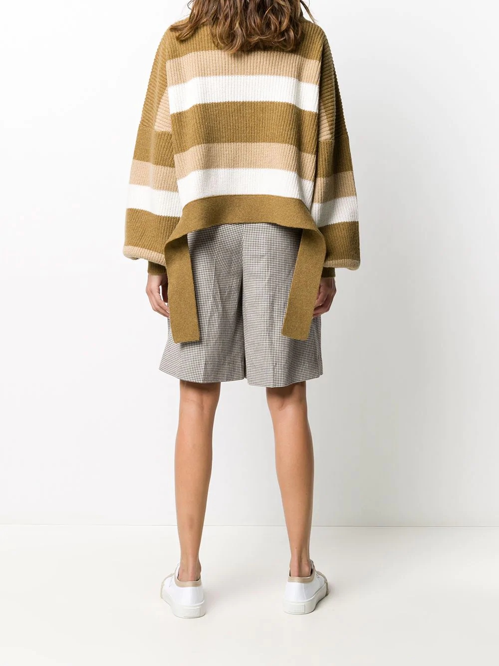 oversized striped jumper - 4