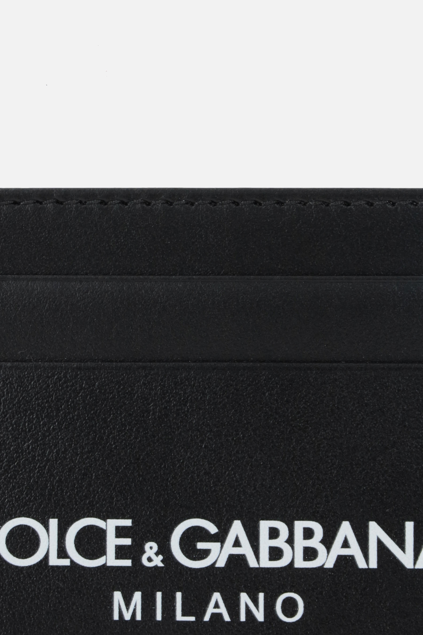 LOGO-DETAILED SMOOTH LEATHER CARD CASE - 4