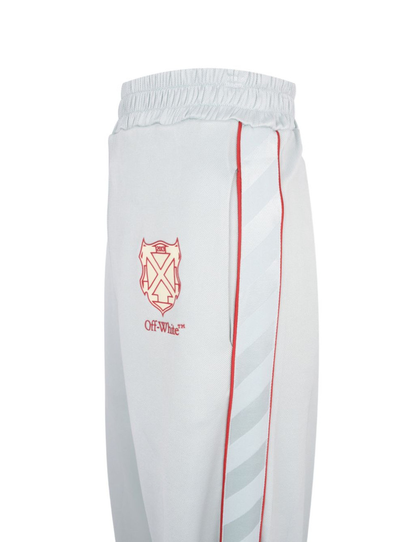 Diagonals logo-print track pants 5