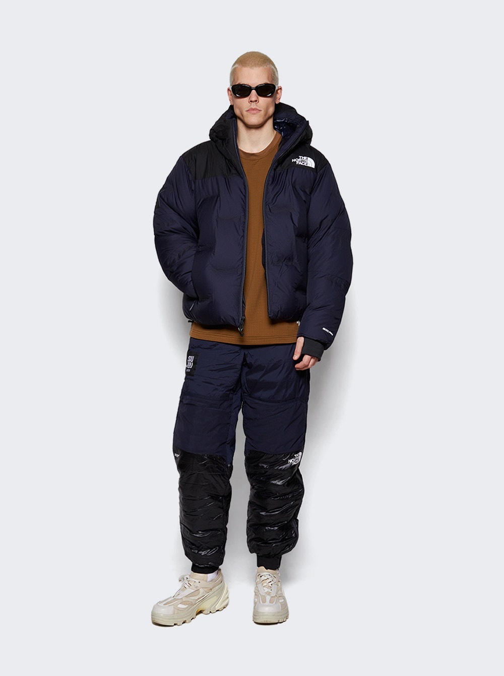 X Undercover Down Pant Navy And Black - 2