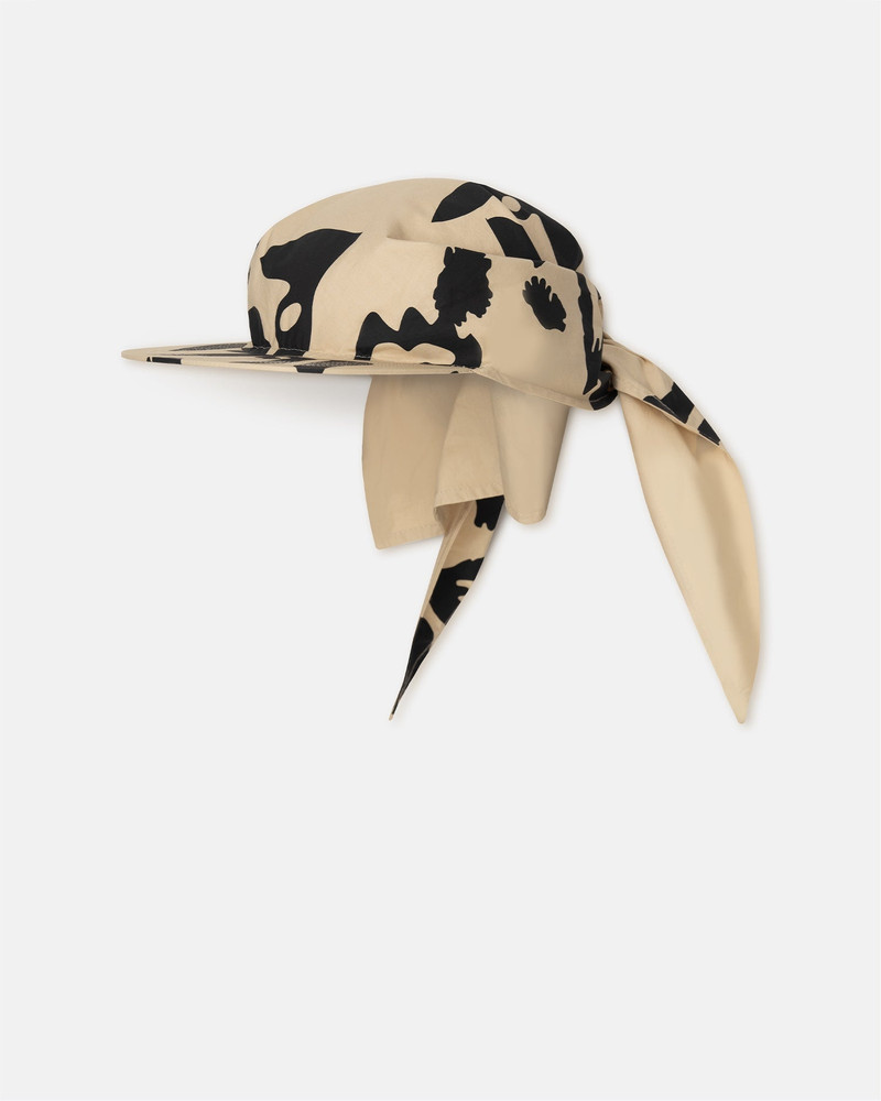 Printed Poplin Baseball Cap 1