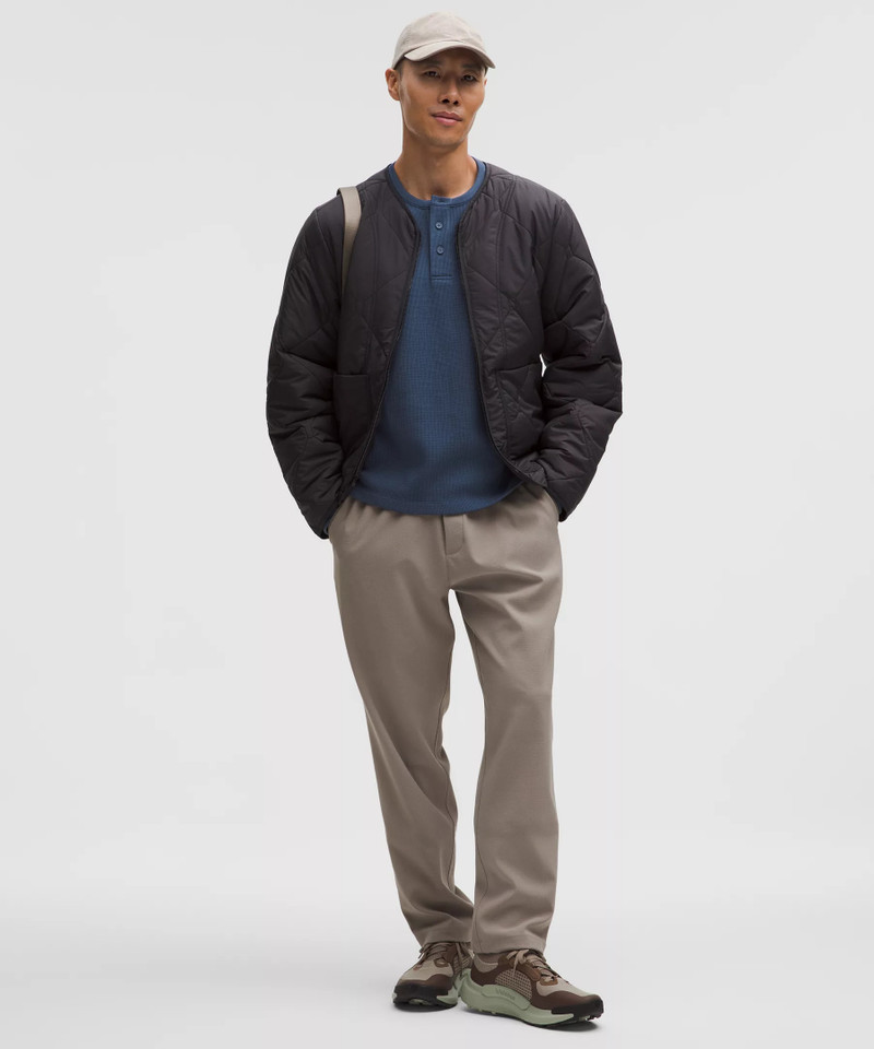 lululemon Cotton-Blend Waffle Knit Long-Sleeve Henley outlook