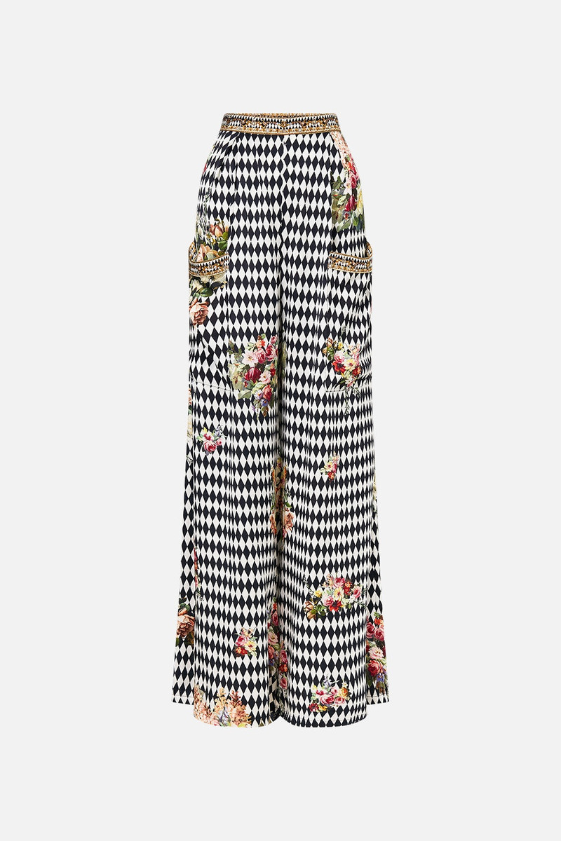 WIDE LEG TROUSER WITH FRONT POCKETS 1