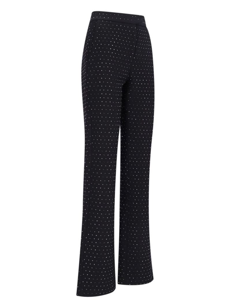 crystal-embellished straight trousers 3