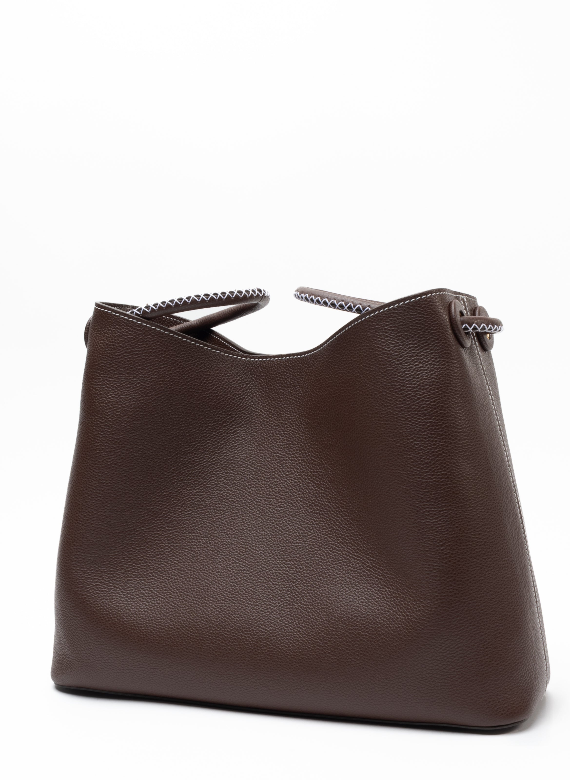 New Vosges Pebbled Leather Dark Brown - 3