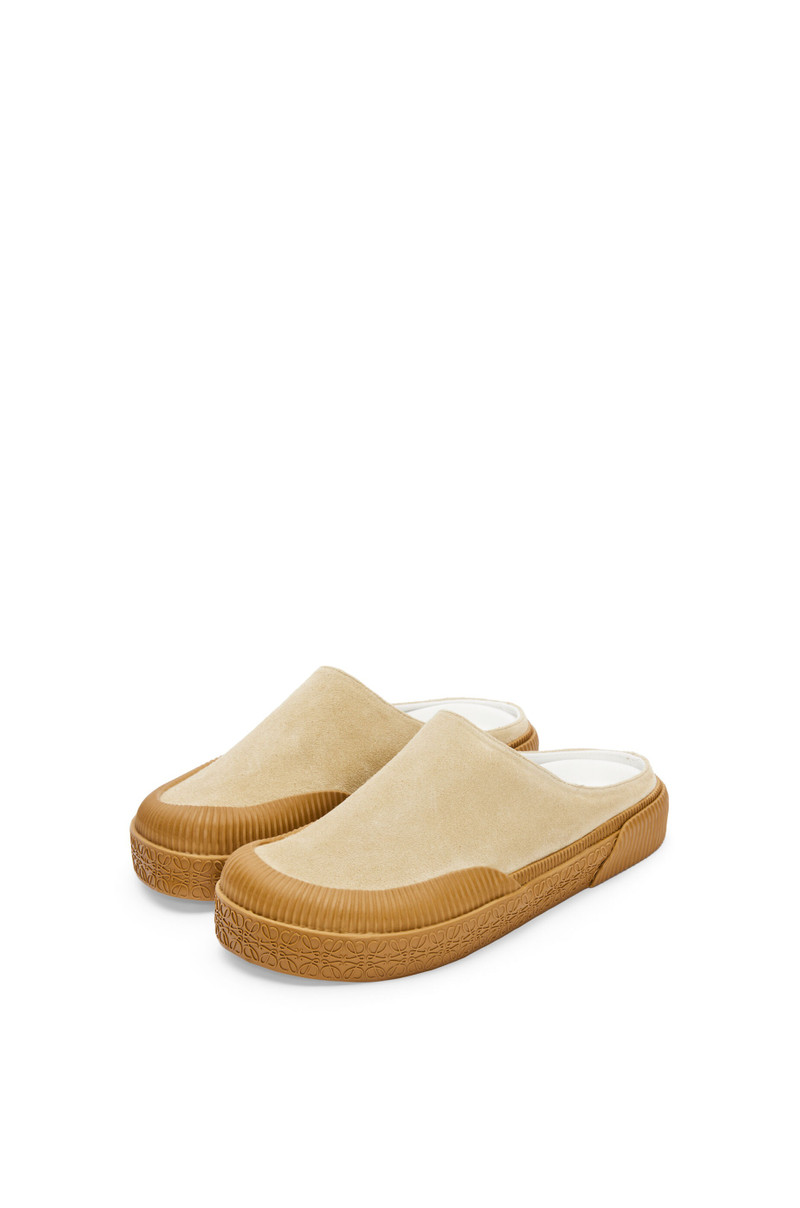 Loewe Vulcanised sneakermule in suede outlook