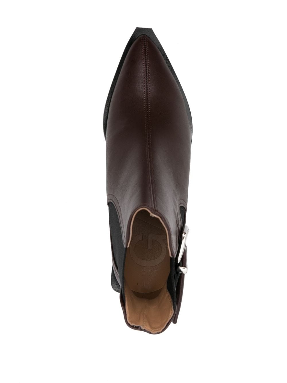 45mm buckle-detail leather boots - 4