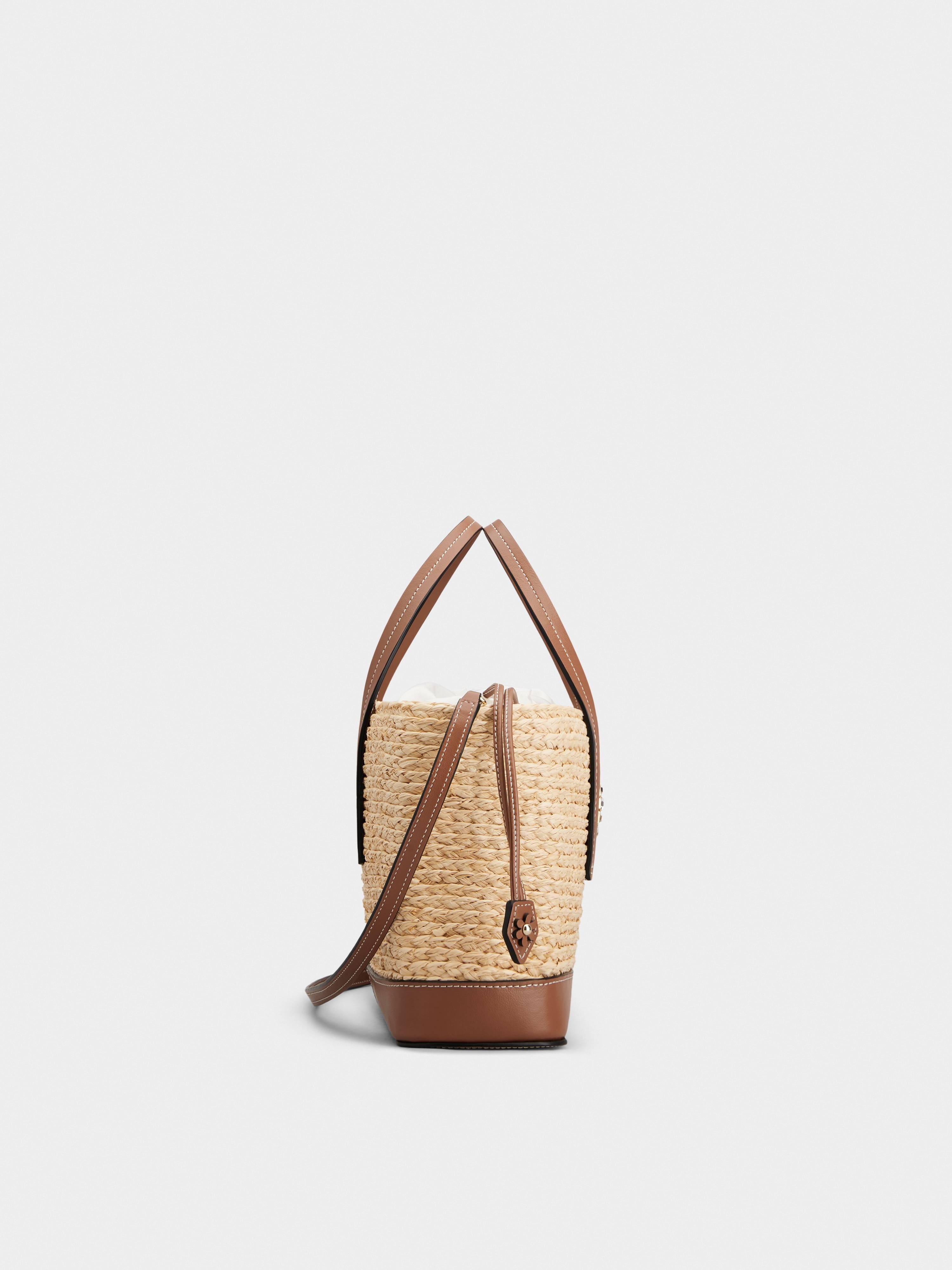 Viv' Skate Small Shopping Bag in raffia - 2