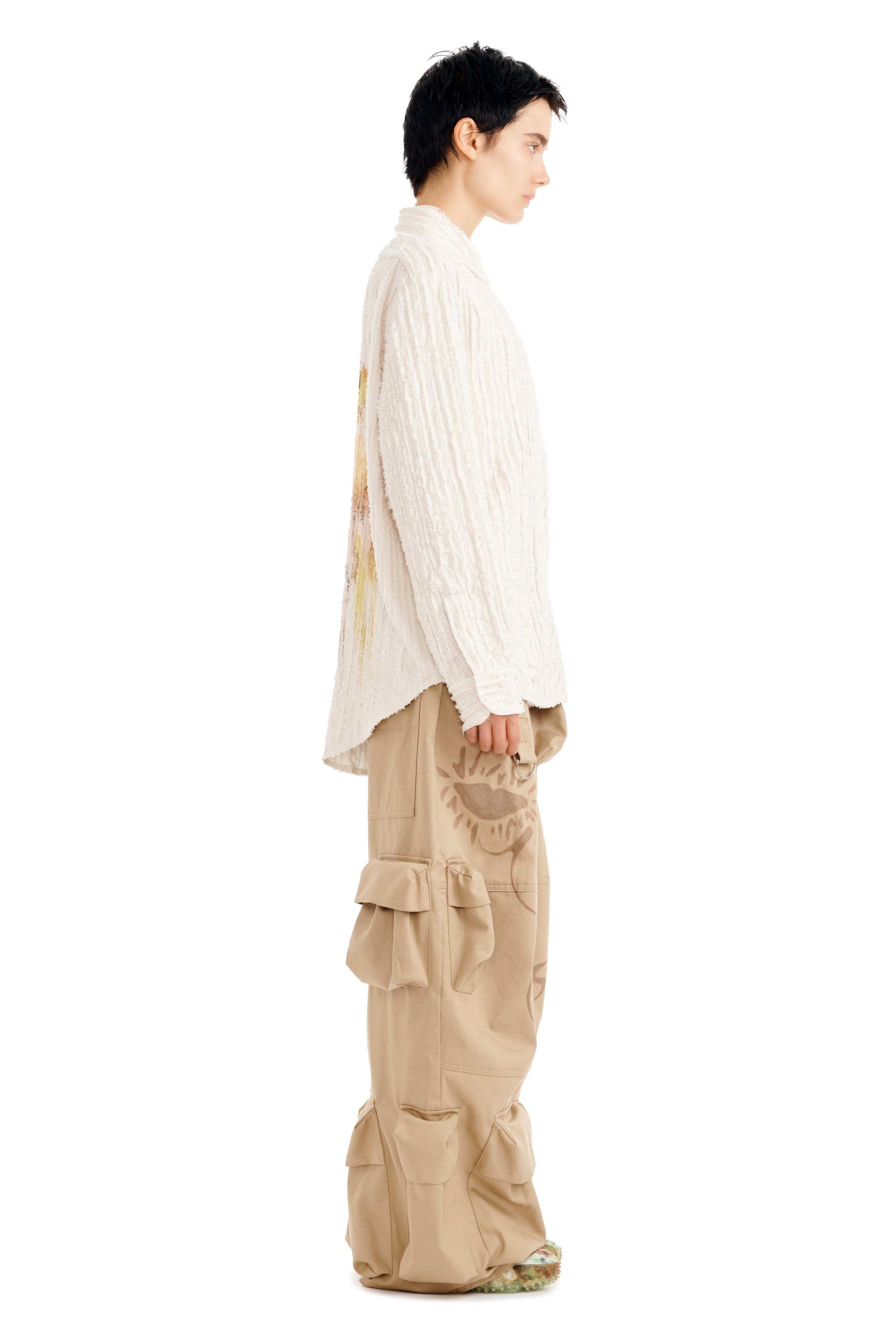 FLOWER DRIP CONVENTION BUTTON UP - 6