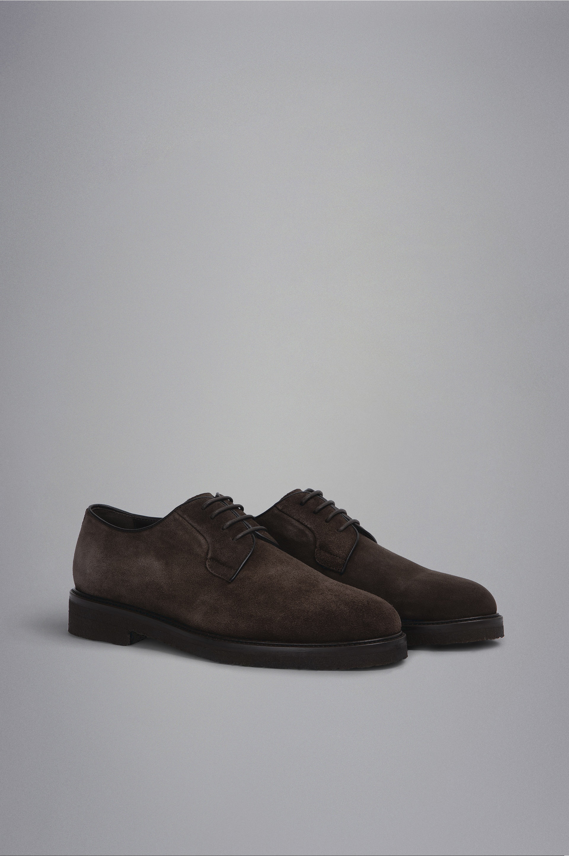 SUEDE DERBY SHOES - 4