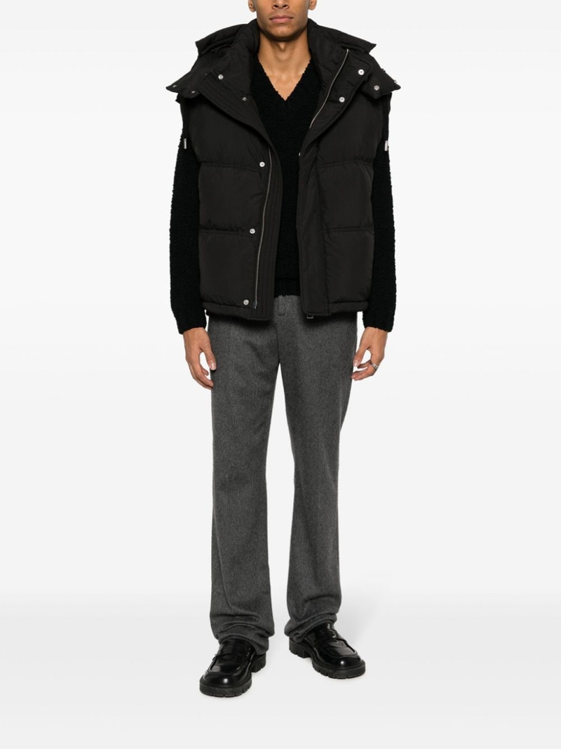 AMI Paris hooded padded gilet outlook