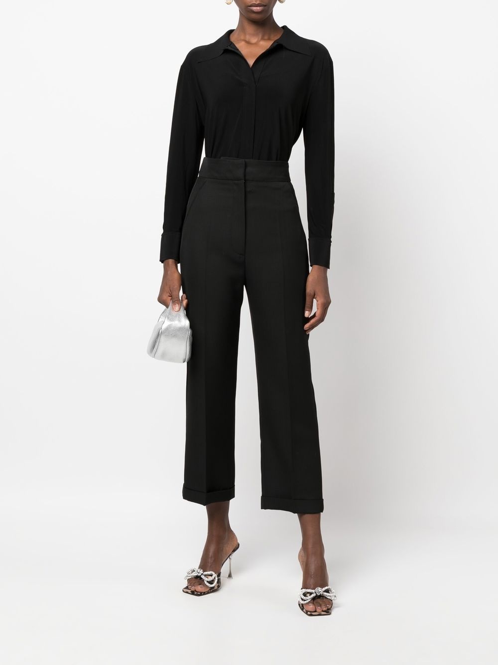 plain long-sleeve shirt - 2