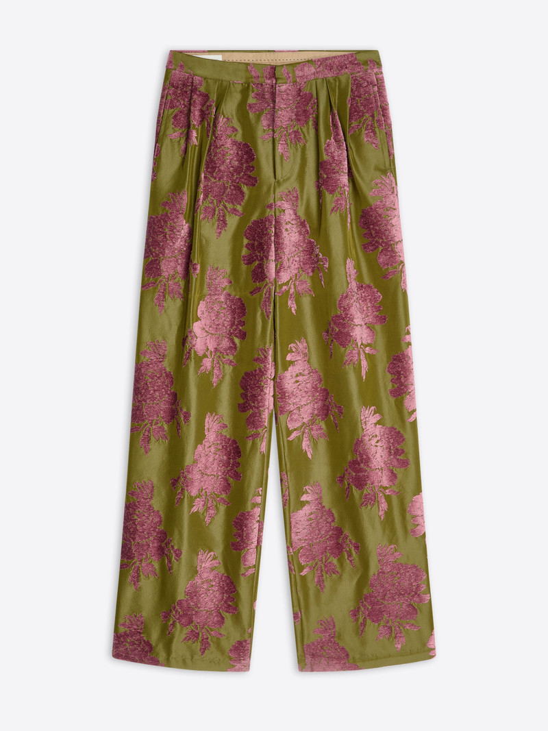 PLEATED FIL COUPÉ PANTS 1