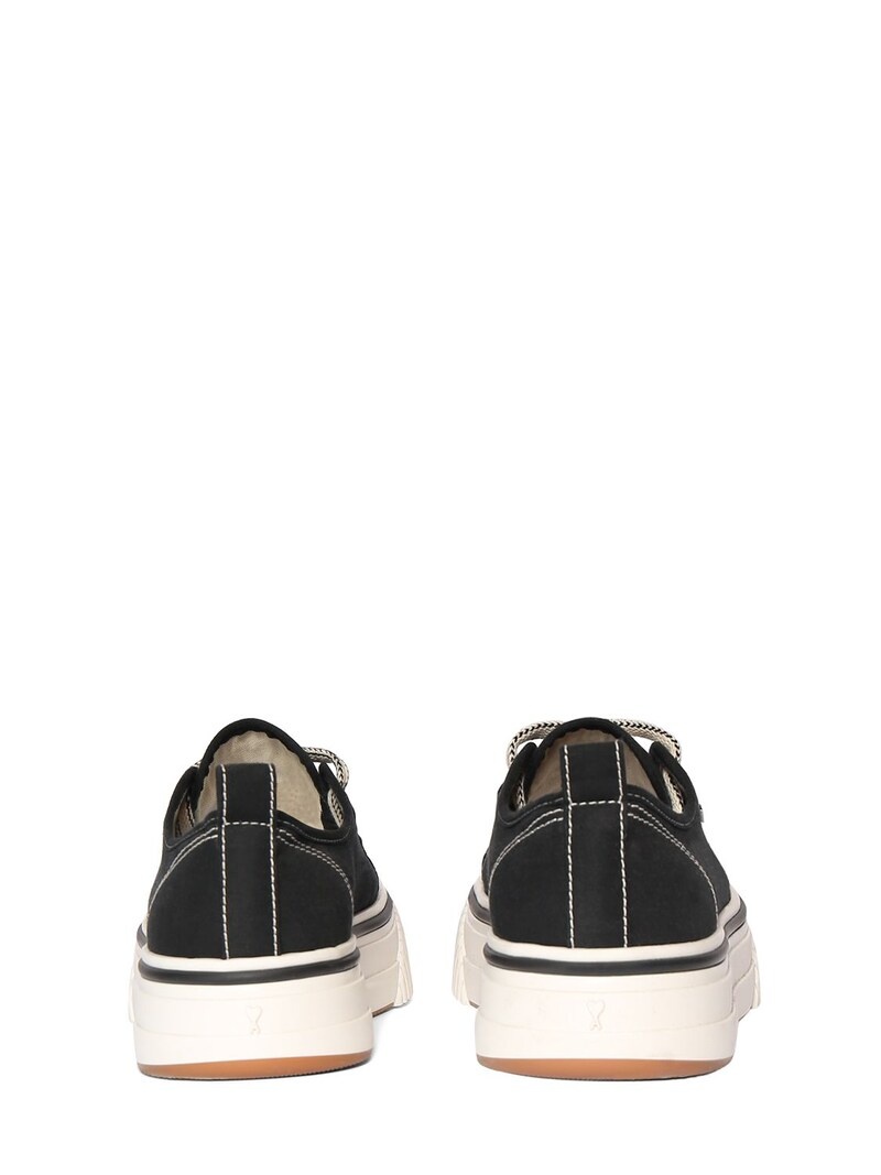 Ami cotton low top sneakers - 4