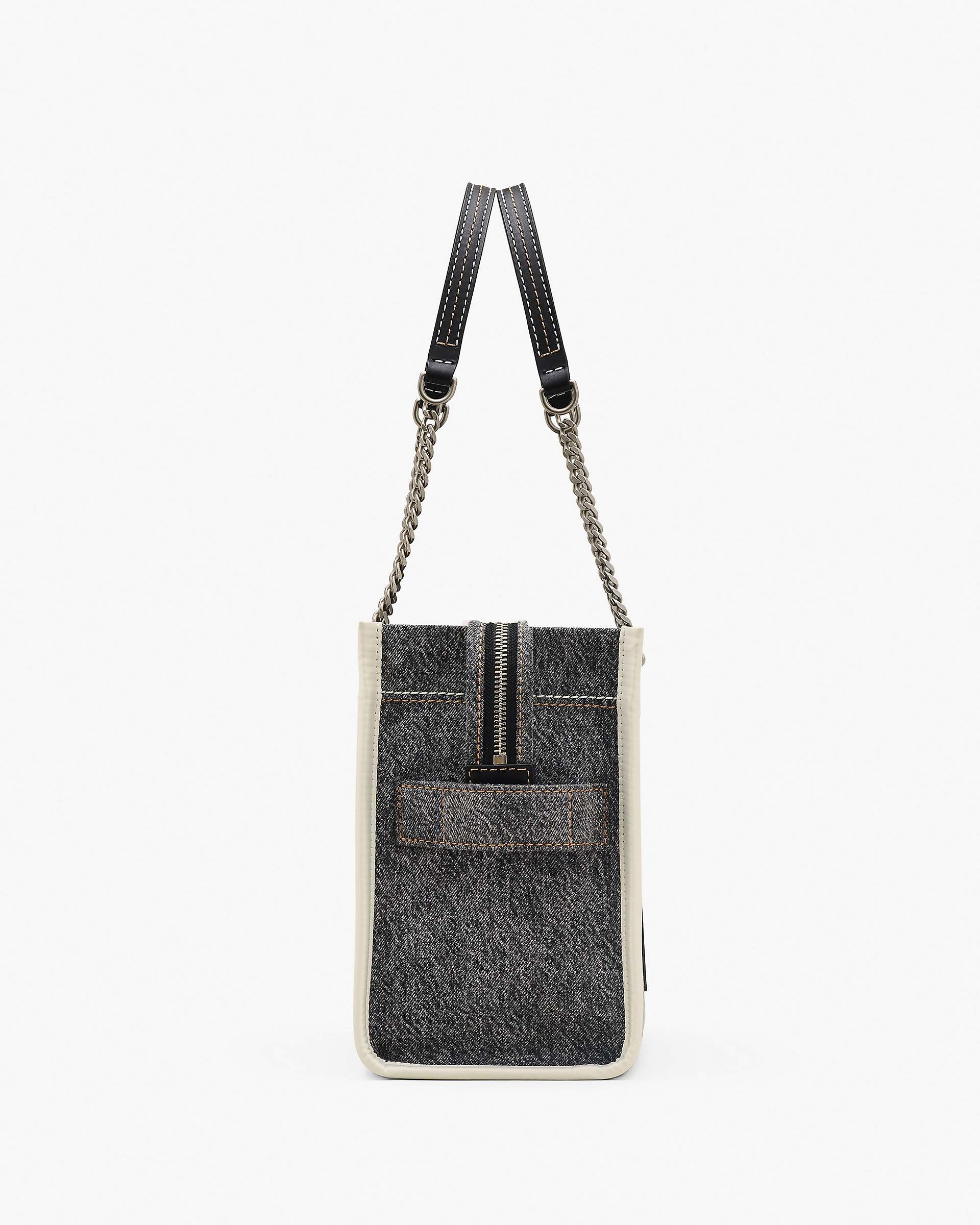 THE DENIM CHAIN MEDIUM TOTE BAG - 5