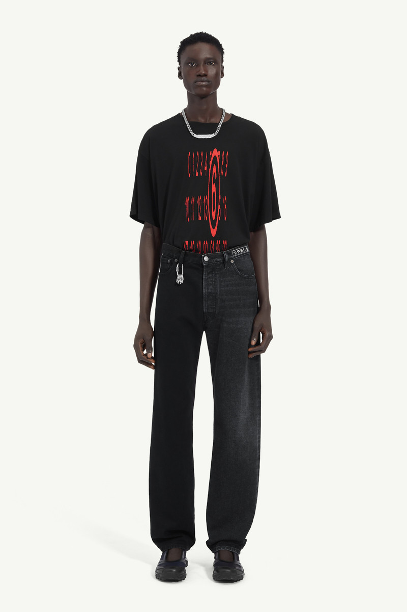 MM6 Maison Margiela 5-pocket denim trousers outlook