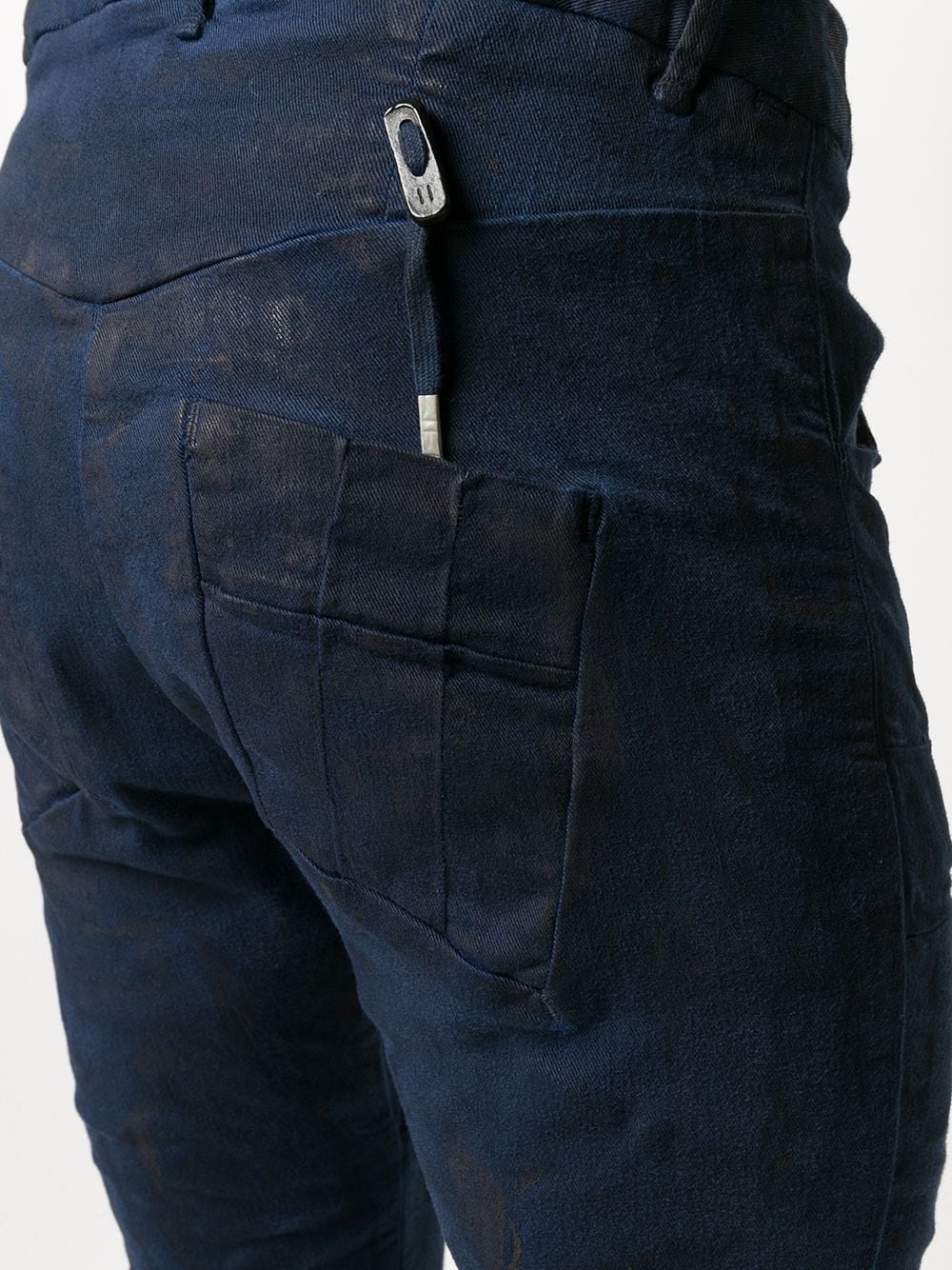 faded slim-fit jeans - 5