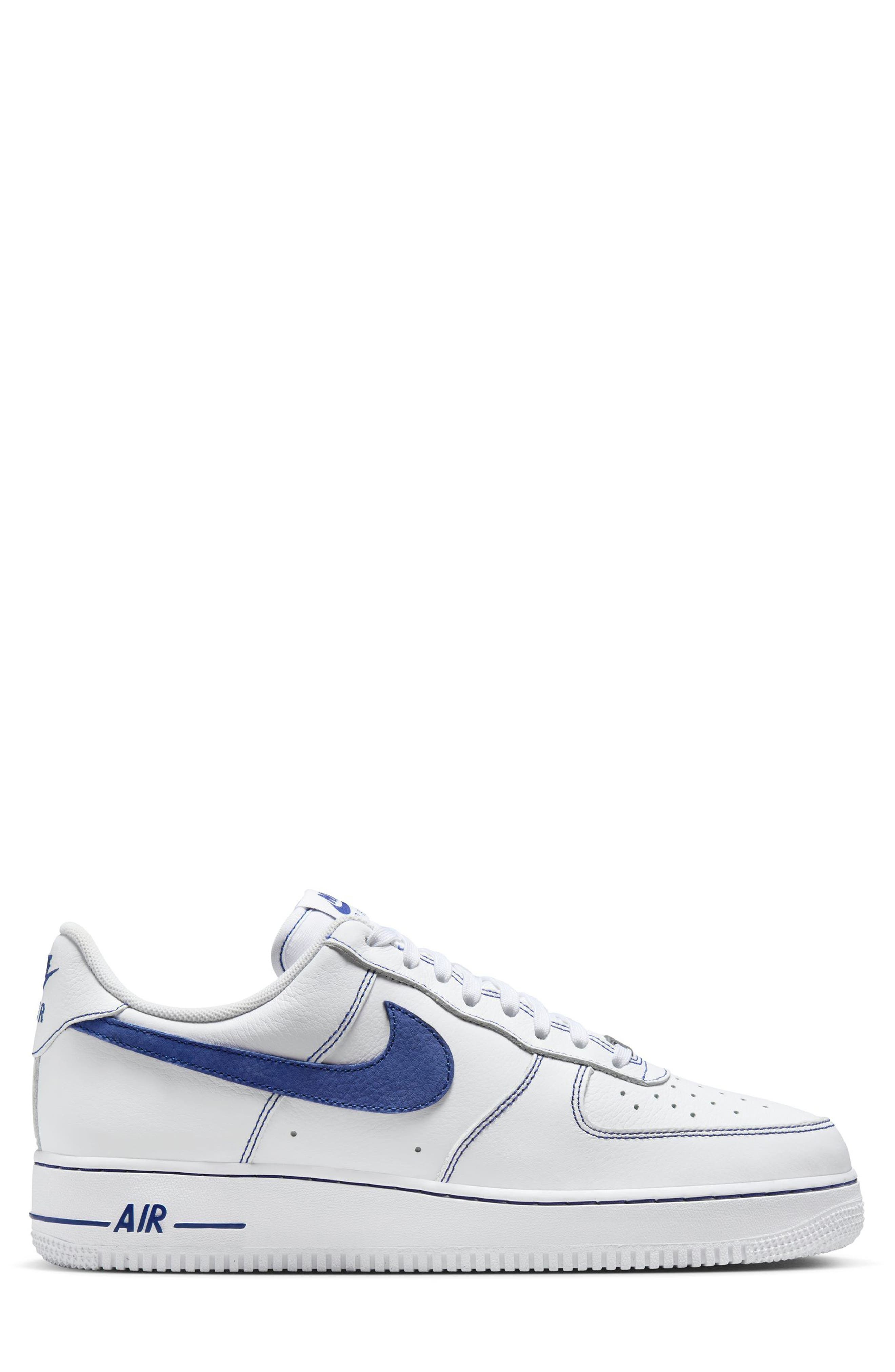 Nike Air Force 1 '07 LV8 Sneaker in White/Deep Royal Blue at Nordstrom - 2