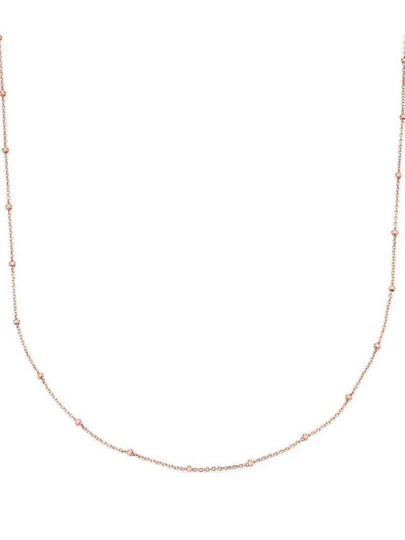 fine-chain 18kt rose gold vermeil necklace 1