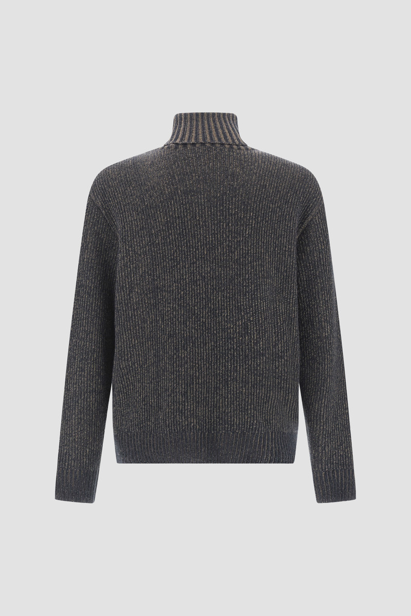 TURTLENECK SWEATER IN WOOL AND CASHMERE 4