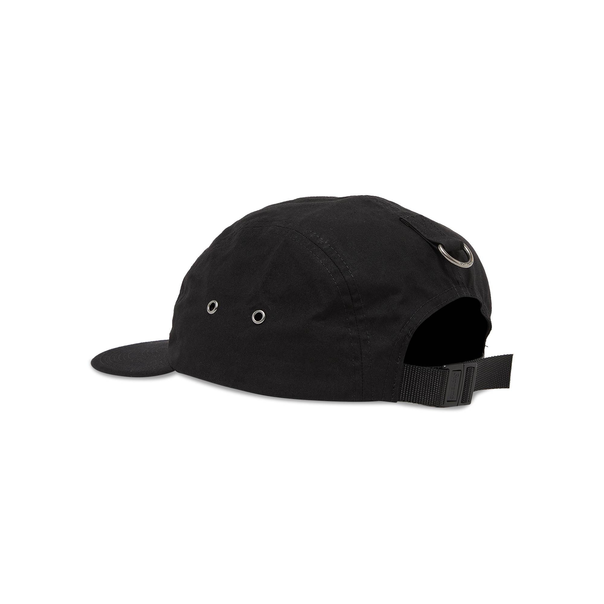 Supreme Waxed Cotton Camp Cap 'Black' - 3