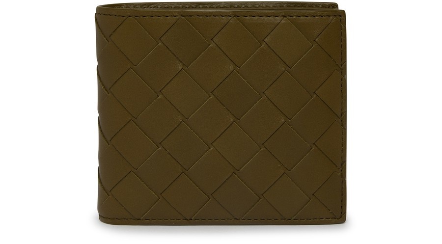 Intrecciato leather wallet - 1